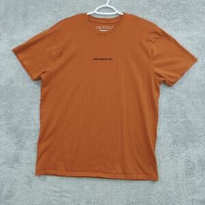 Vox Populi For The People Shirt Men's XL Orange Tee Sinister Background Music